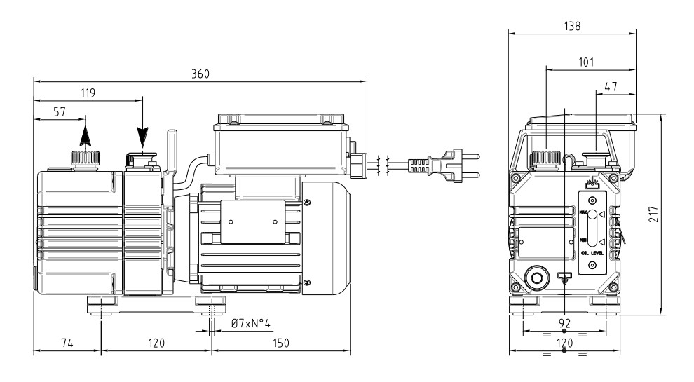 Screenshot_283 размеры вакуумного насоса DVP DB.2D
